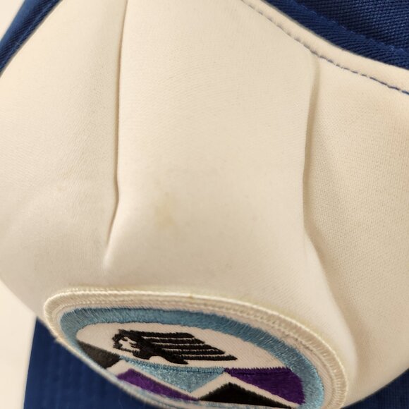 Mohawk Embroidered Patch White Trucker Hat Snapback Cap Mesh 1980s - Picture 4 of 10